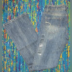 American Eagle Outfitters Classic Blue Boot Cut Jeans